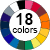 18 Color Icon for Multiflag