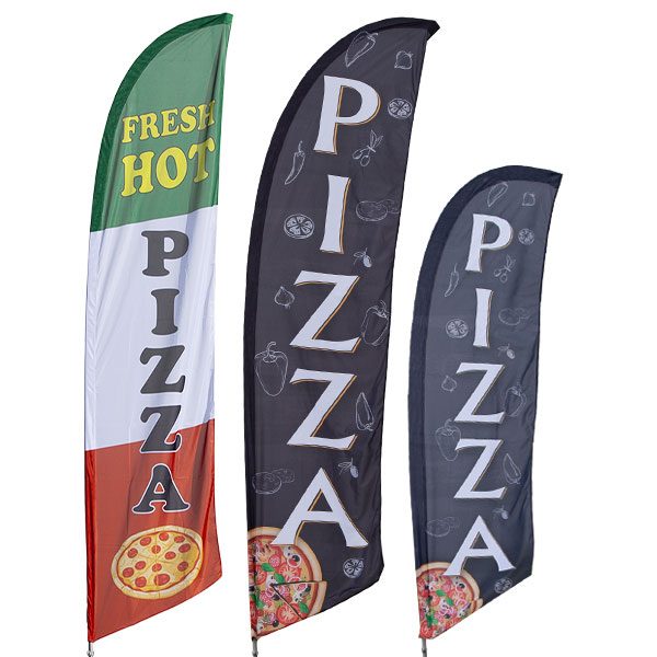 PIZZA Green and Red Flag Pizzeria Italian Restaurant Banner Pennant 3x5 Sign New