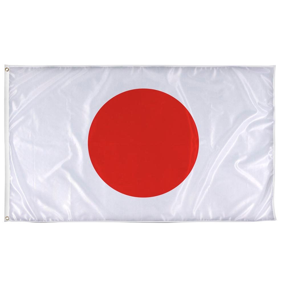 JAPAN FLAG POLYESTER COUNTRIES OF THE WORLD FLAGS BANNER 2 FT X 3 FT 
