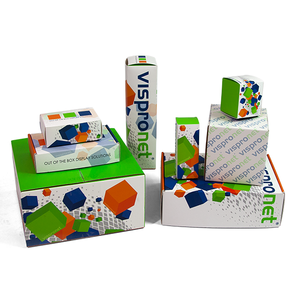 Custom Printed Boxes - No Minimum, Low Prices | Vispronet