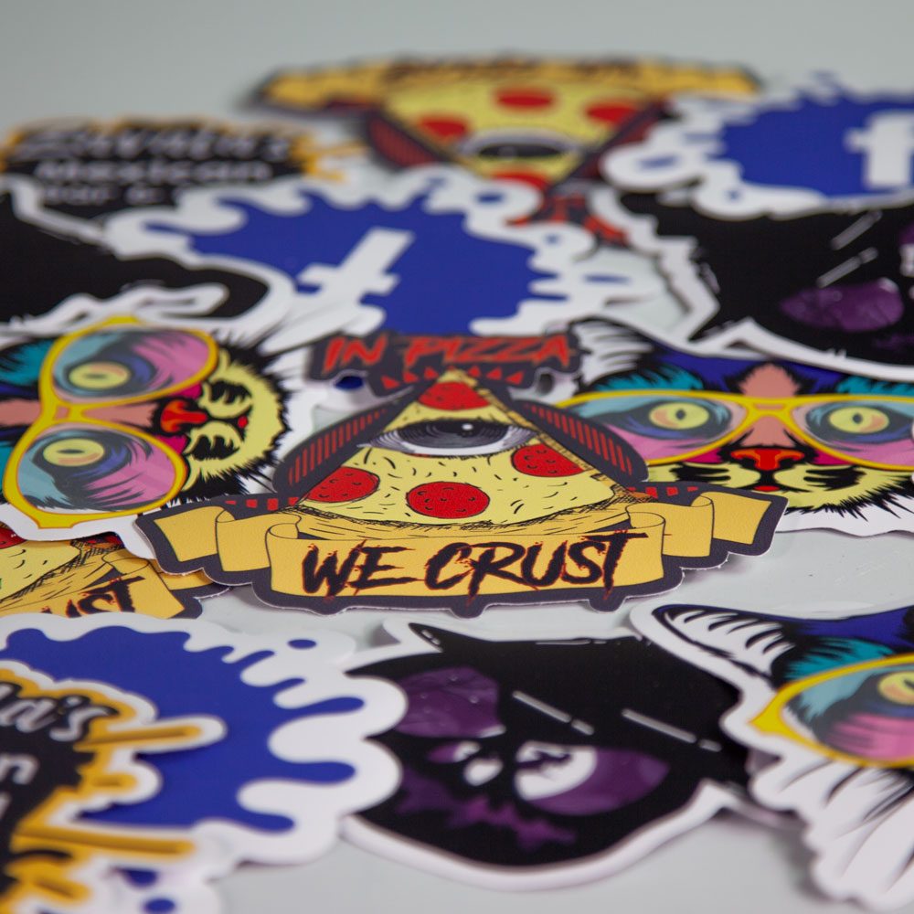 Order Custom Die Cut Stickers - Vinyl Stickers Made in USA