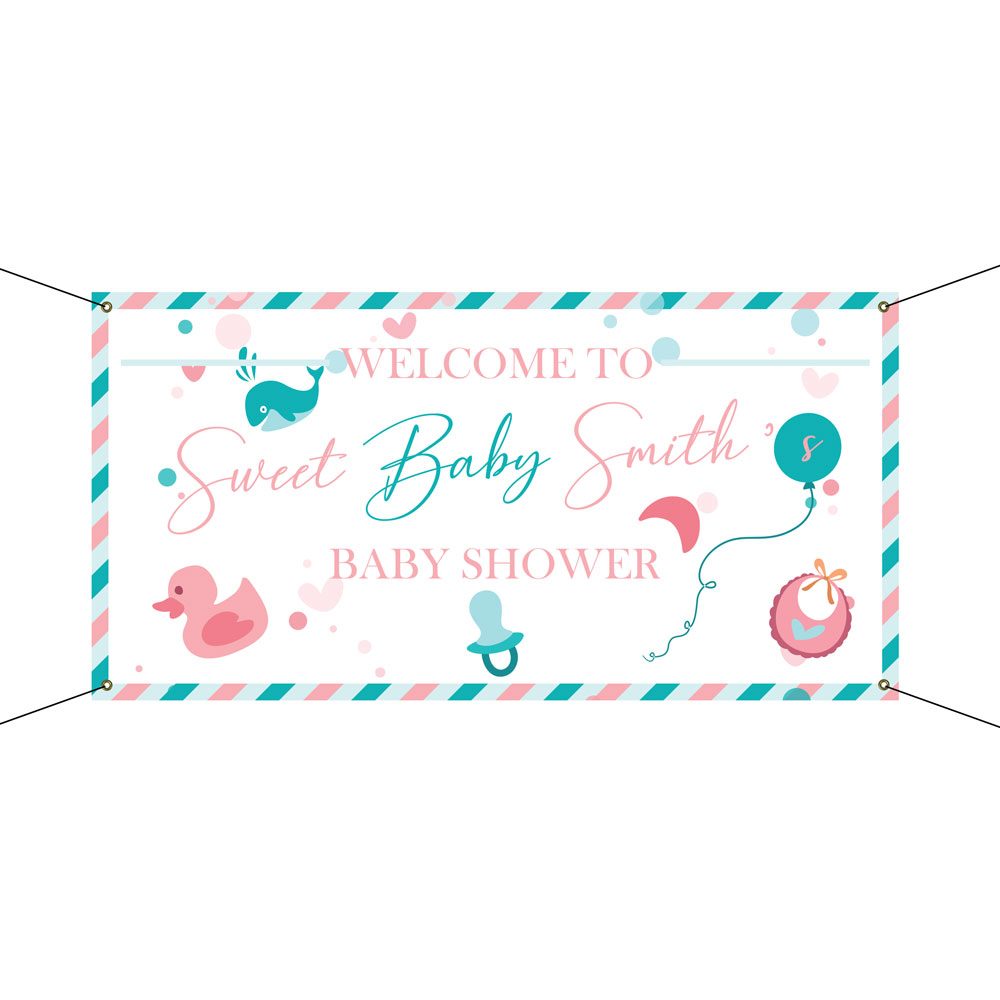 Personalised Female Lady Women Name Birthday PVC Banners Outdoor Indoor Printed 