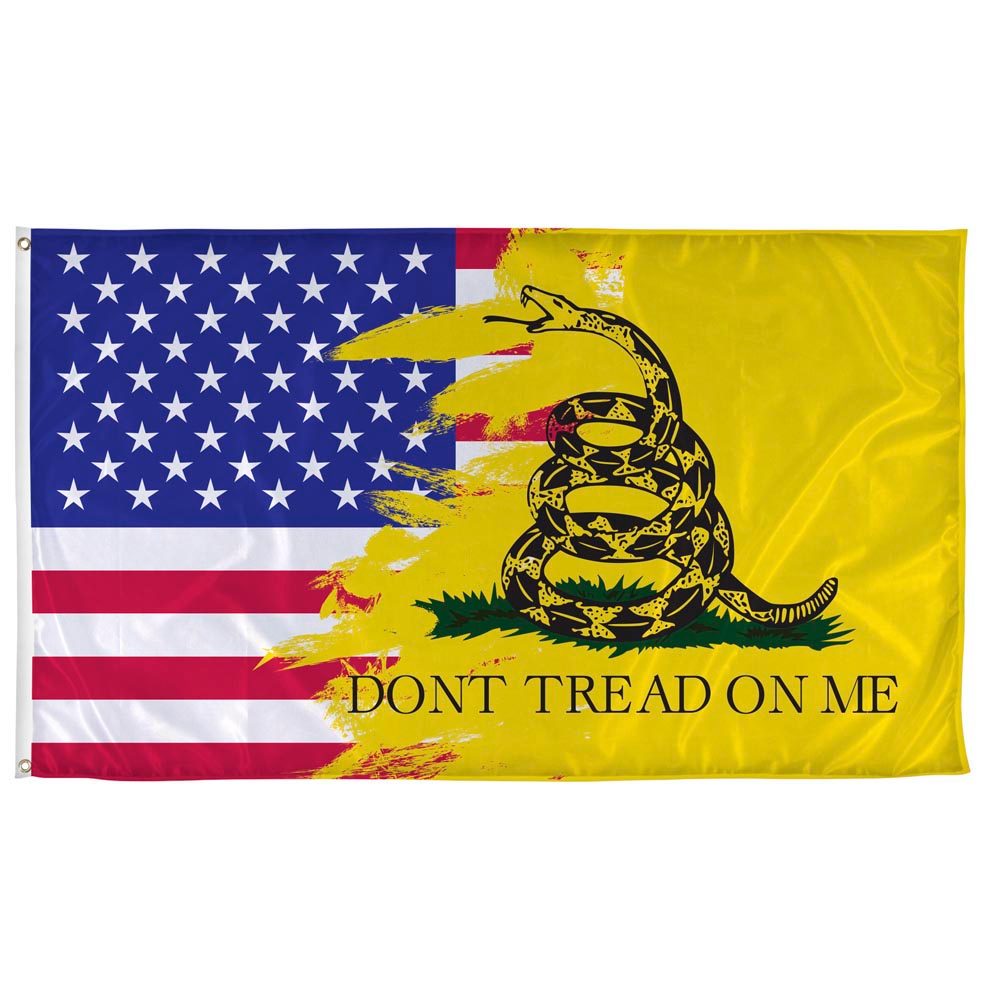 Details about   26-38 USA Flag Gadsden Flag Mash Up Don't Tread on me Vinyl Window decal 