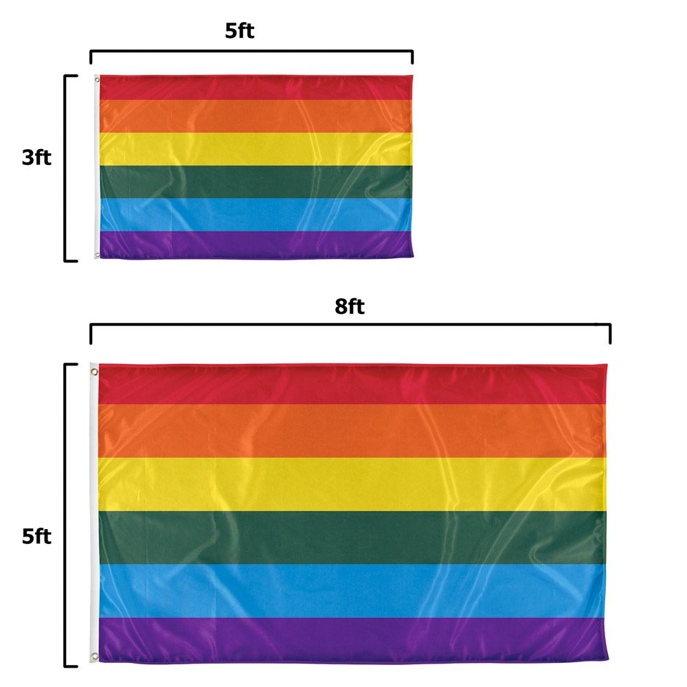 Rainbow LGBT Gay Pride Texas US State 5'x3' Flag ! 