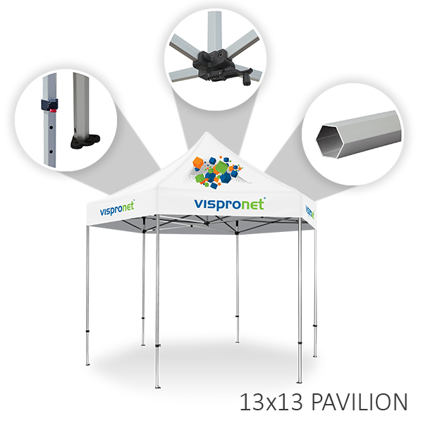 Custom 13x13 Pavilion Tent - All Over Print | Vispronet