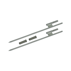 Ground Stake & Aluminum Pole Connector