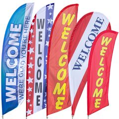 Welcome Feather Flag Kit