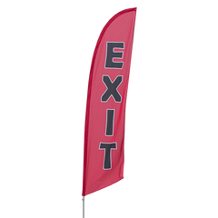 Exit Feather Flag Kit