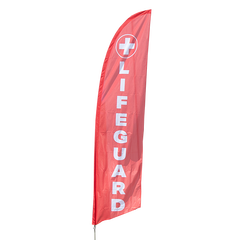 Lifeguard Feather Flag