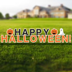 Happy Halloween Yard Signs