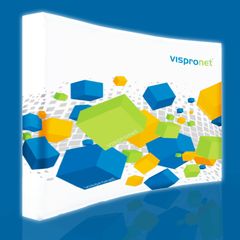 Curved Backlit Pop Up Display