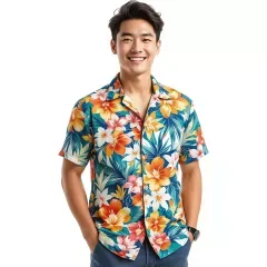 Fun custom Hawaiian shirt