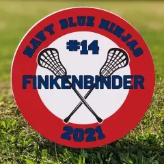 Lacrosse yard sign