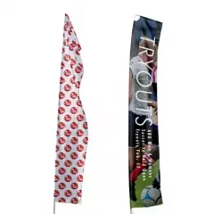 Custom rectangular feather flags