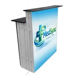 Backlit storage counter