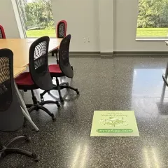 Advertise your product with floor decals