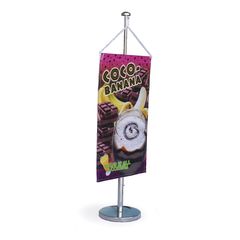 Table Flagpole with Banner