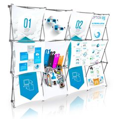 Stretch Panel Pop Up Booth 9.8ft x 7.4ft - 4322