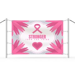 In-Ground Banner Post Set with Banner