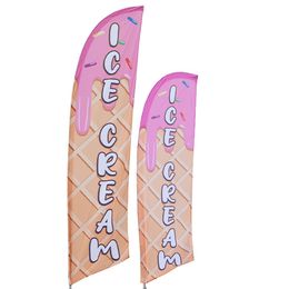 Ice Cream Feather Flag Kit
