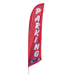 Parking Feather Flag Kit