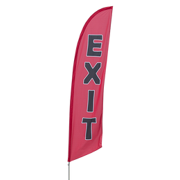Exit Feather Flag Kit