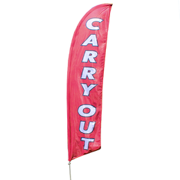 Carry Out Feather Flag Kit