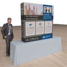 Pop Up Portable Booth 5.0ft x 5.0ft