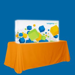 9.8ft x 7.4ft Vispronet Pop-Up Tension Fabric Trade Show Display Booth Frames 