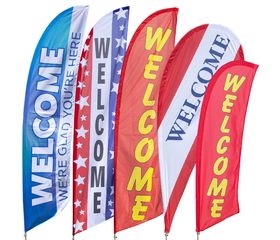 Welcome Feather Flag Kit