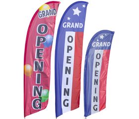 Grand Opening Feather Flag Kit