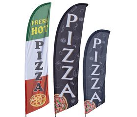 Pizza Feather Flag Kit
