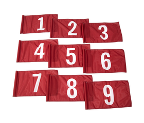 Numbered Golf Flag Set