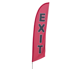 Exit Feather Flag Kit