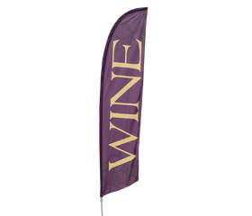 Wine Feather Flag Kit