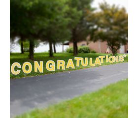 Congratulations Yard Letters