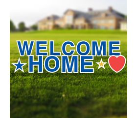 Welcome Home Yard Letters Set
