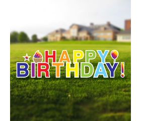 Happy Birthday Yard Letters