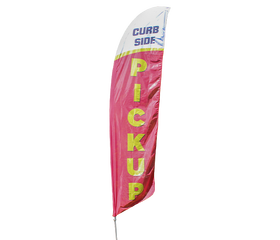 Curbside Pickup Feather Flag Kit