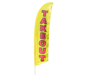 Take Out Feather Flag Kit