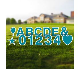 Yard Letter Alphabet & Number Set