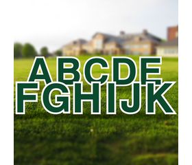Yard Letter Alphabet Set