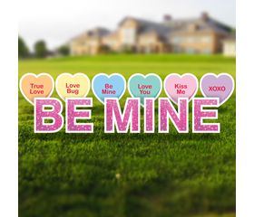 Be Mine Yard Letters
