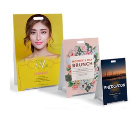 Coroplast A-Frame Signs