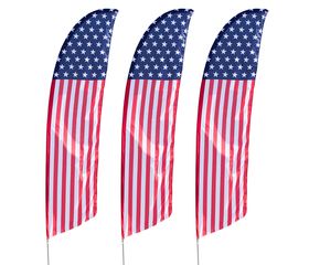 Patriotic Feather Flags