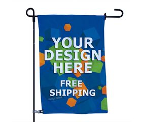 Custom garden flags