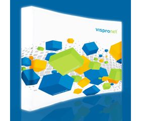 Curved Backlit Pop Up Display