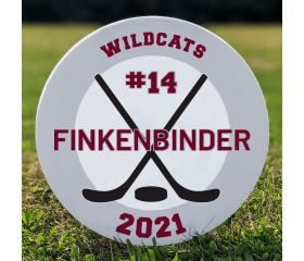 Hockey Yard Sign
