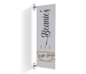 Custom made wall mounted banner
