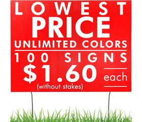 Custom Yard Signs